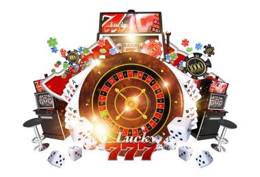 Live dealer casino scene showing cards and chips